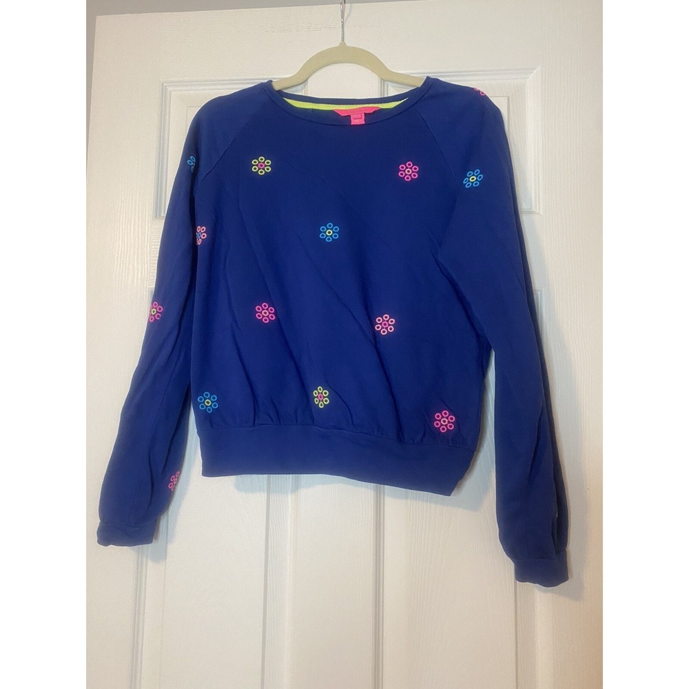 Lilly Pulitzer Landyn Sweatshirt Size XS Ditsy Daisy - Picture 1 of 8